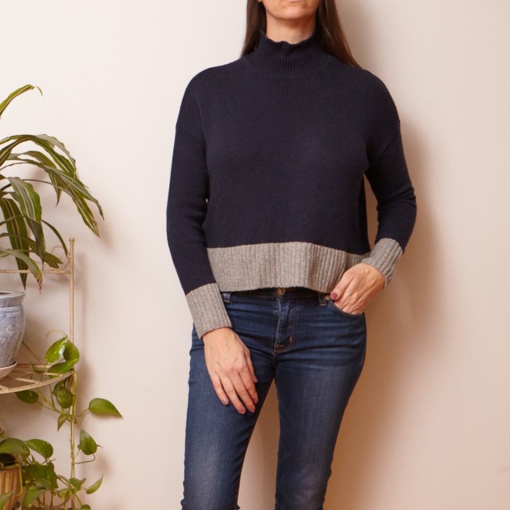 Anna Taylor Loft Mock Turtleneck Sweater